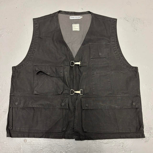 1990s Stone Island Reflective Vest XXL