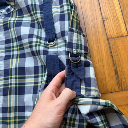 1980s Giorgio Armani Checked Bomber Jacket XS
