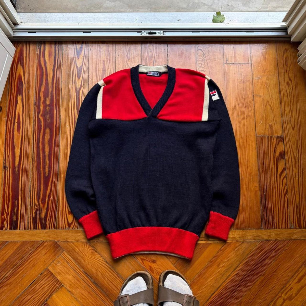 1980s Fila Knitted Jumper XS