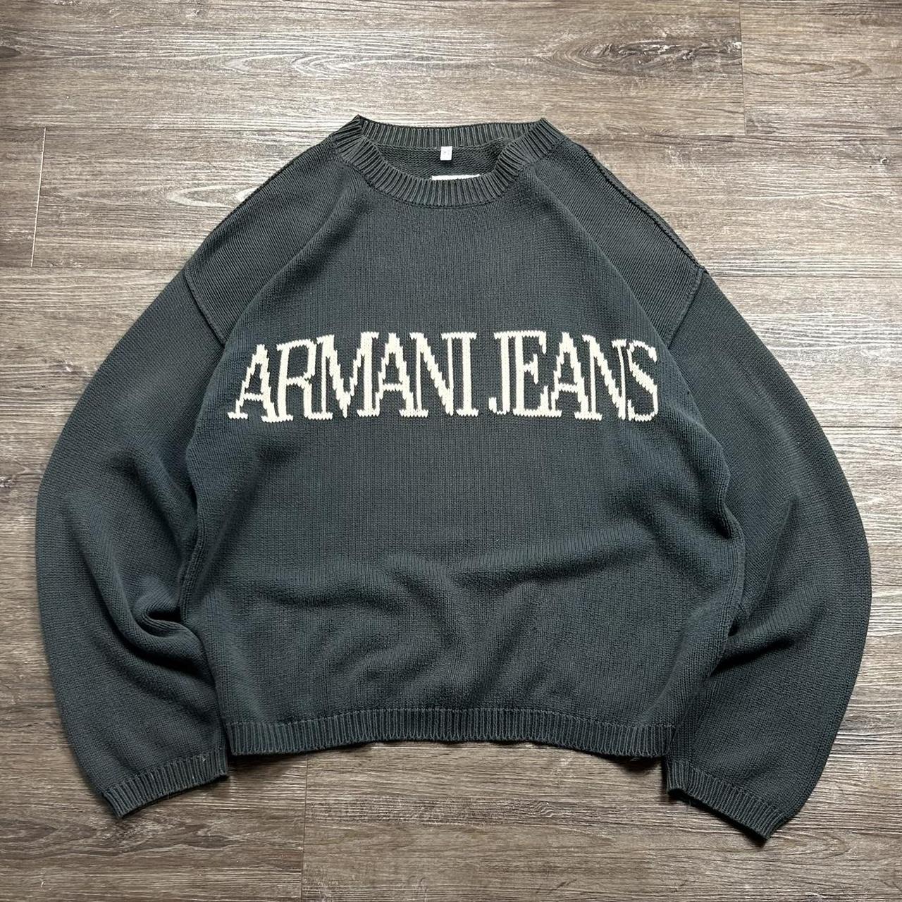 Vintage Armani Knitted Jumper XL