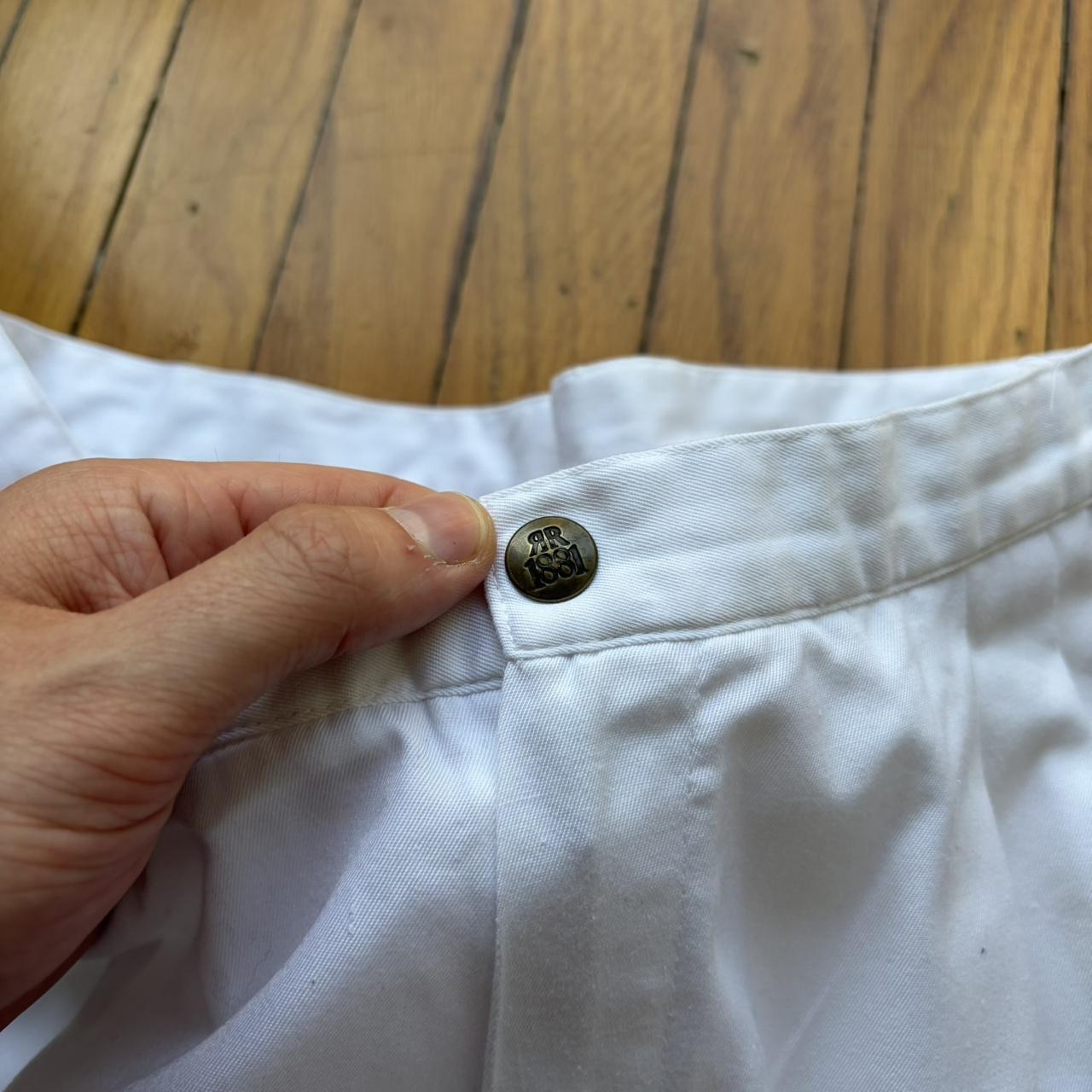 1980s Cerruti 1881 Tennis Shorts White 32W