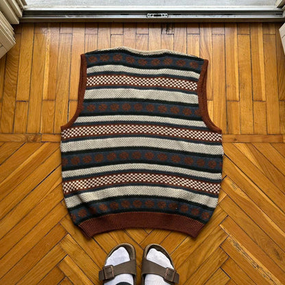 1980s CP Company Knitted Vest L
