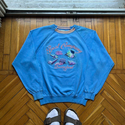 1990s Best Company Sweatshirt Blue S