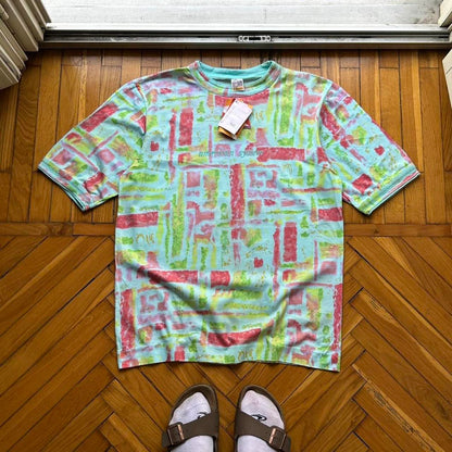 1990s American System Pattern T Shirt BNWT M