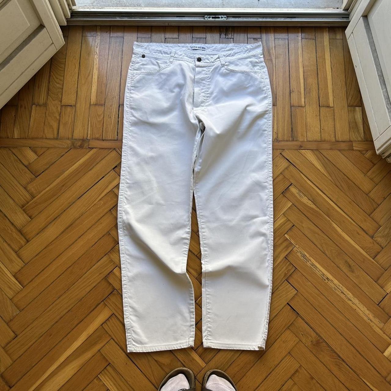 S/S 1999 Stone Island Trousers White 36W 30L