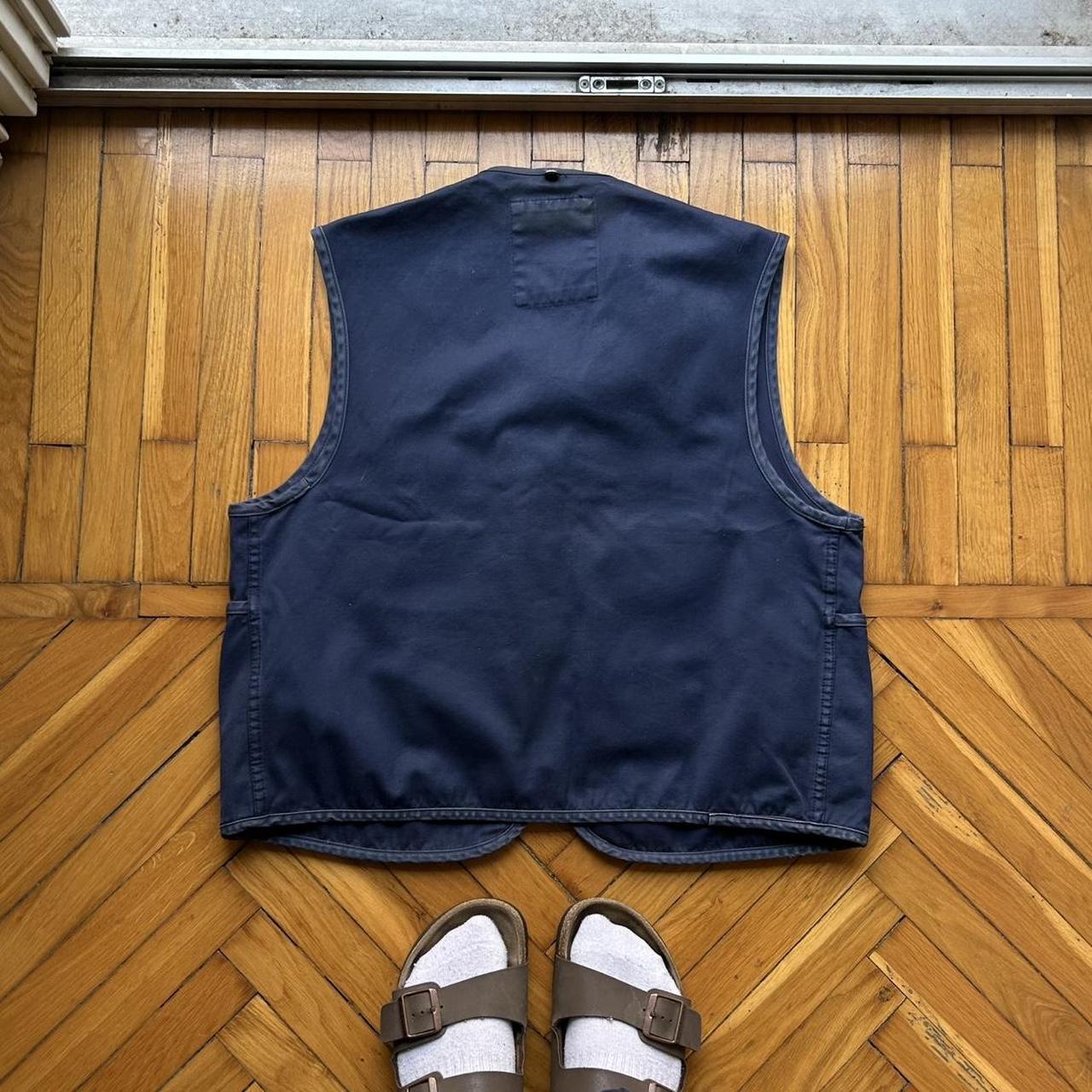 1990s Napapijri Utility Vest Navy L