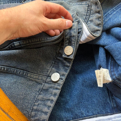 1980s Armani Jeans Mariner Denim Jacket L
