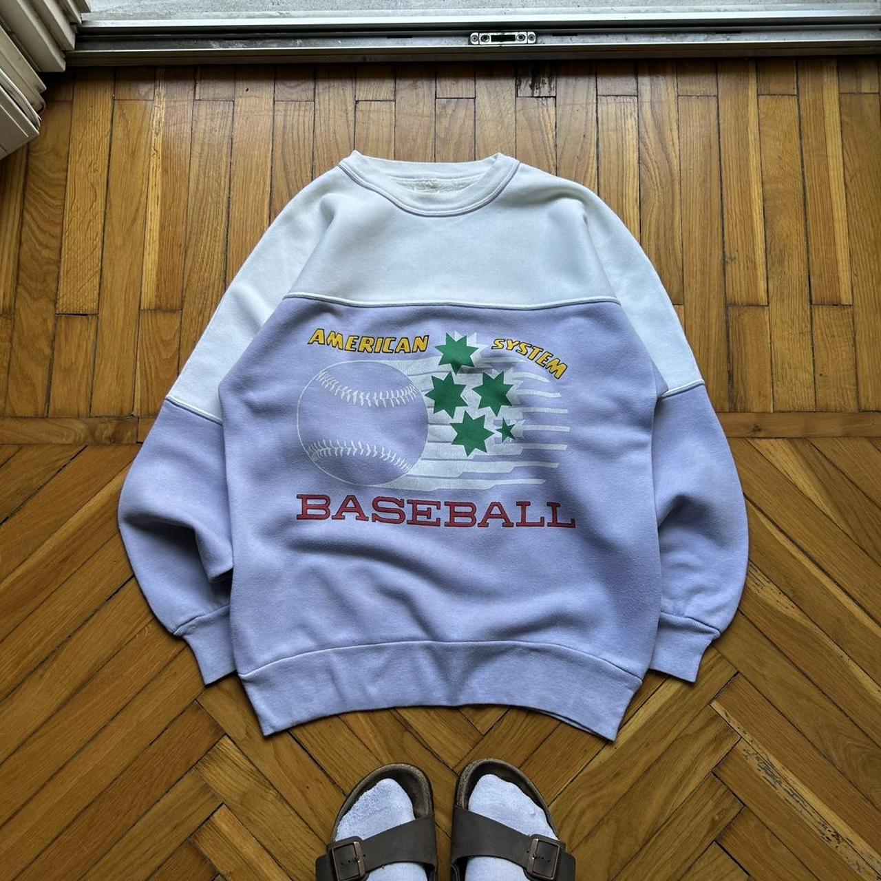1980s American System Baseball Sweatshirt S
