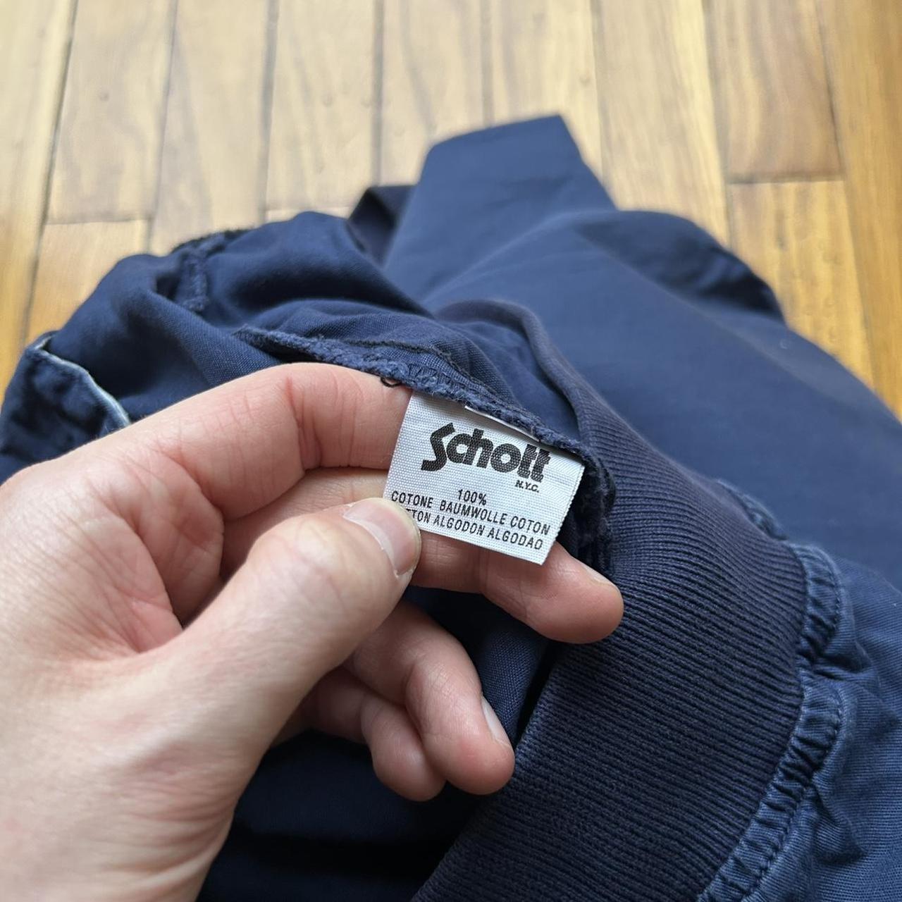 1990s Schott Bomber Jacket Navy L