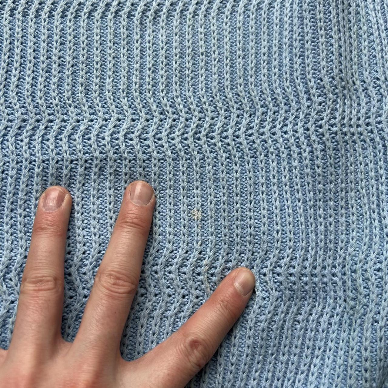 1980s Cerruti 1881 Knitted Vest Blue XL