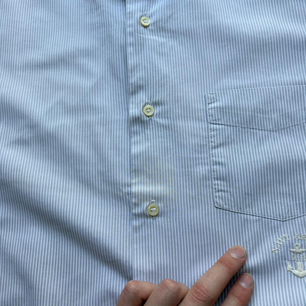 1989 Boneville Navy Arctic Striped Shirt L