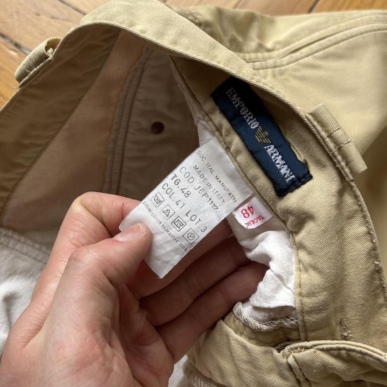 1980s Emporio Armani Trousers Tan 32W 32L
