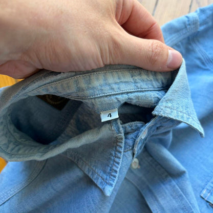 1980s CP Company Denim Shirt Blue L