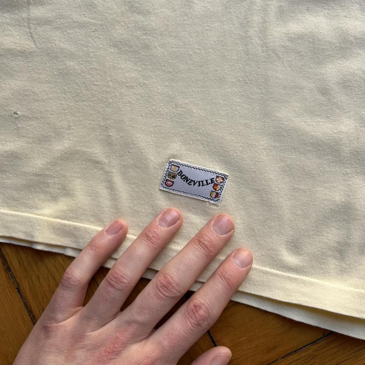 1980s Boneville Polo Shirt Yellow L