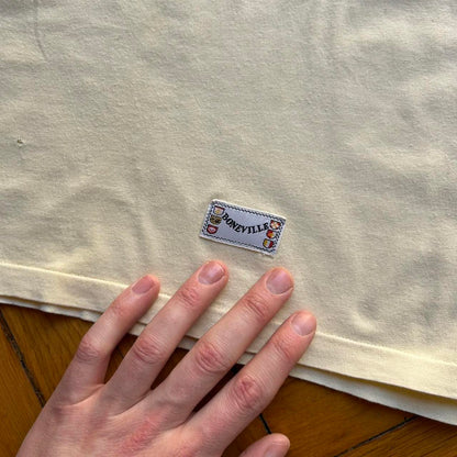 1980s Boneville Polo Shirt Yellow L