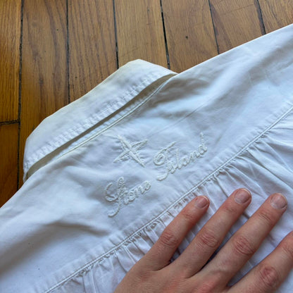 1980s Stone Island Script Shirt White L