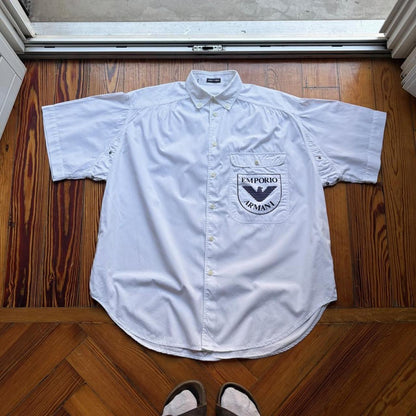 1980s Emporio Armani Shirt White L
