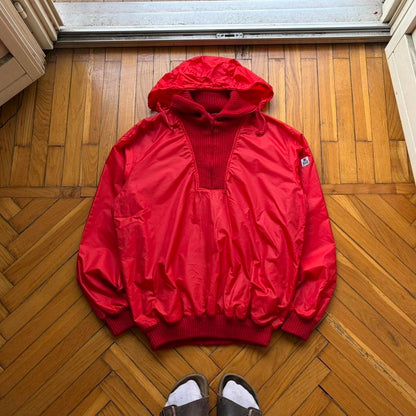 1980s Cerruti 1881 Pullover Jacket Red M