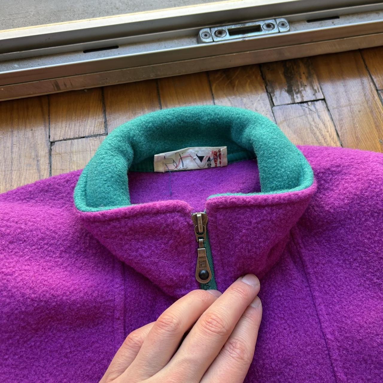 1990s Fila Magic Line Fleece Sweatshirt M