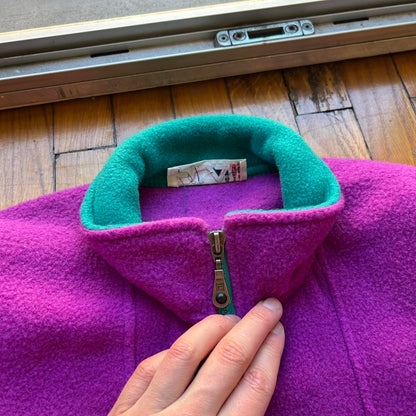 1990s Fila Magic Line Fleece Sweatshirt M