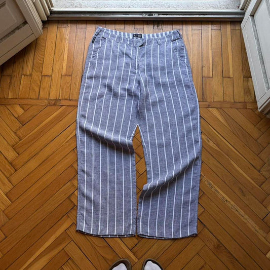 2000s Armani Jeans Linen Trousers 34W 30L