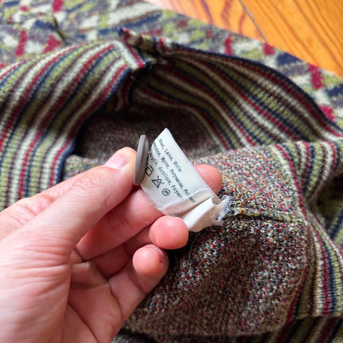 1990s Missoni Sport Knitted Cardigan XL