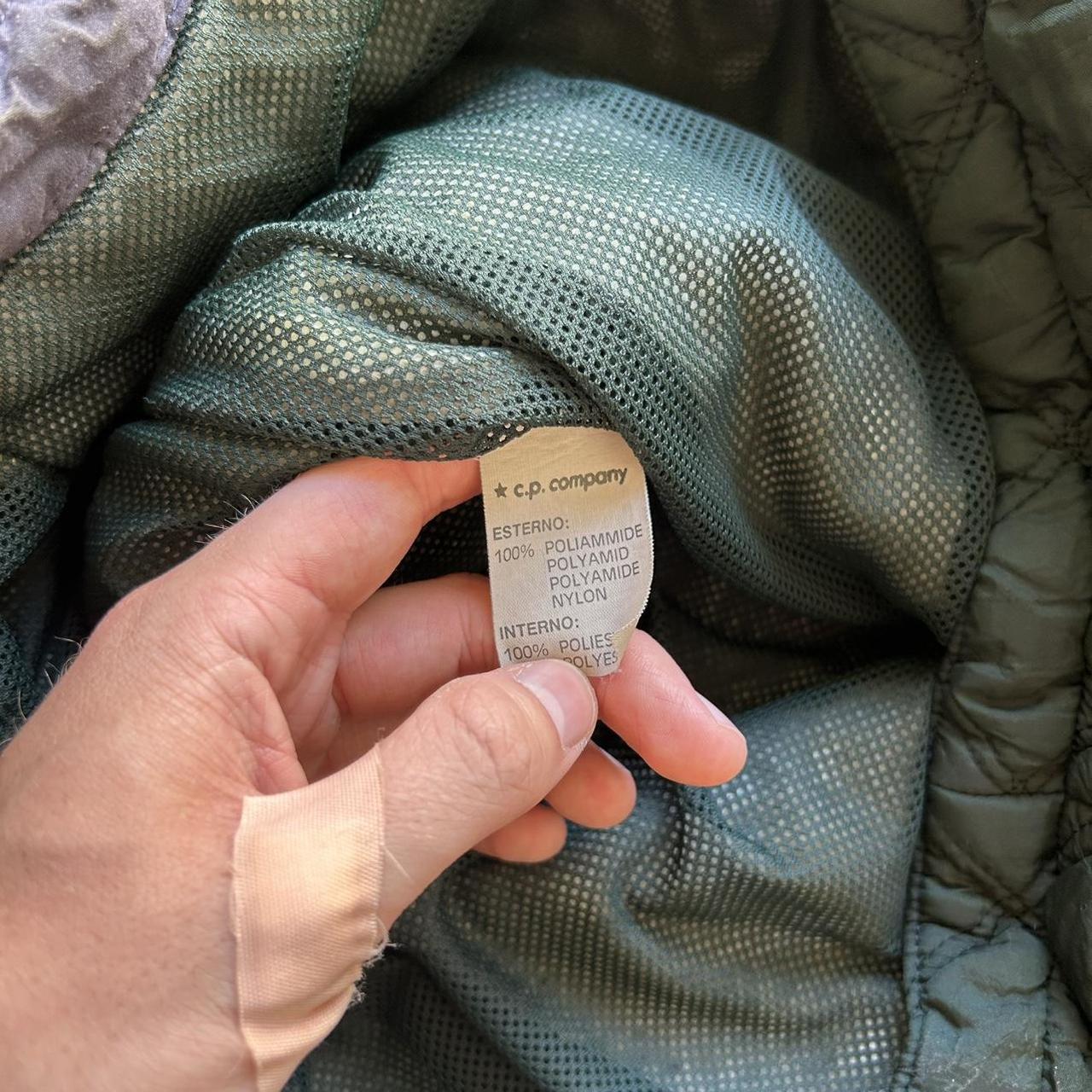 1980s CP Company Quilted Jacket Liner Green L