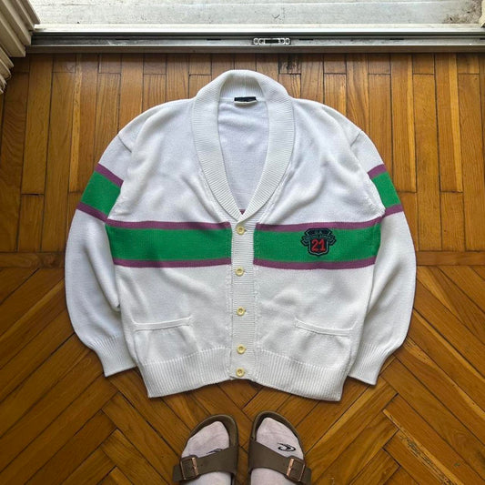 1980s Emporio Armani Knitted Cardigan M