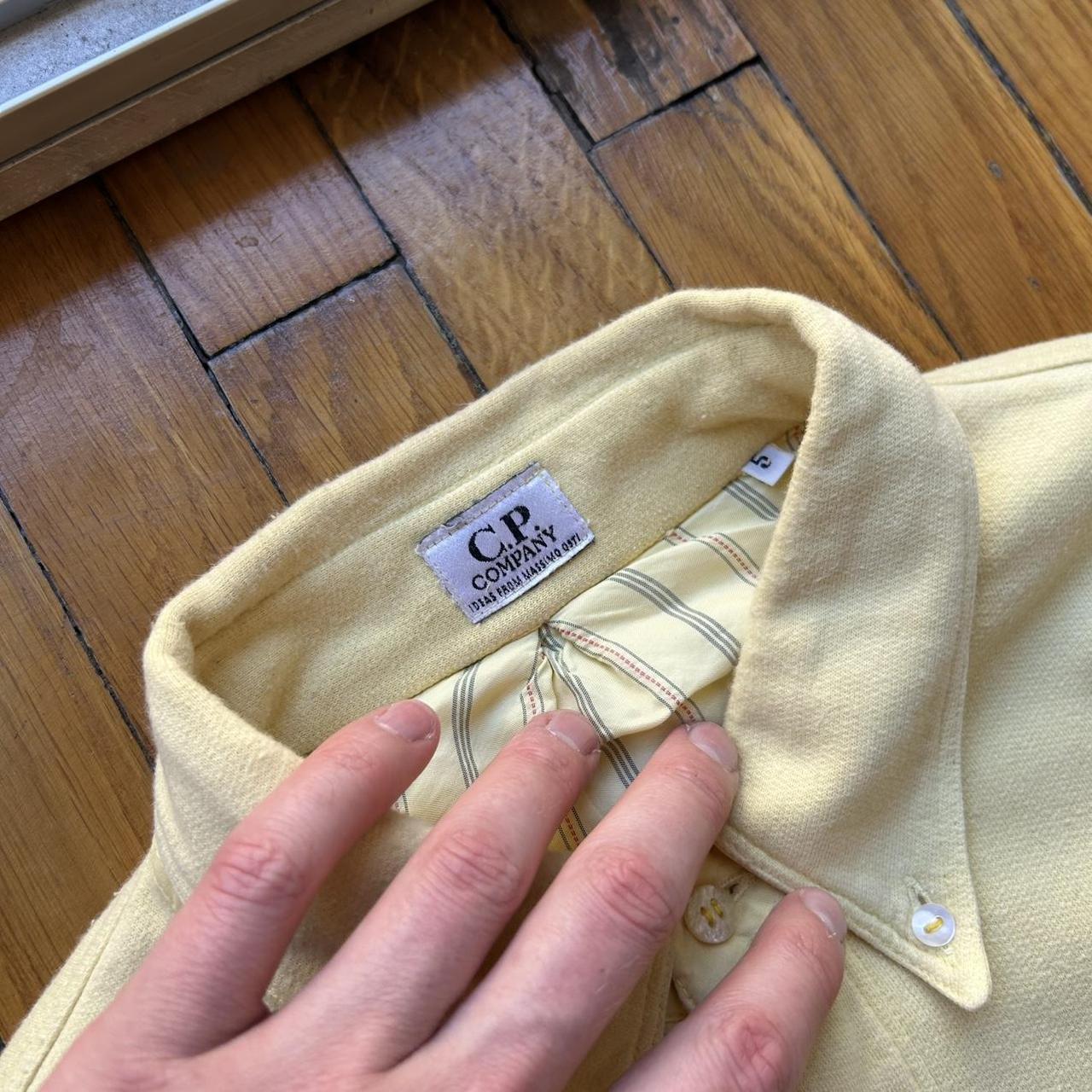 1980s CP Company Shirt Yellow XL
