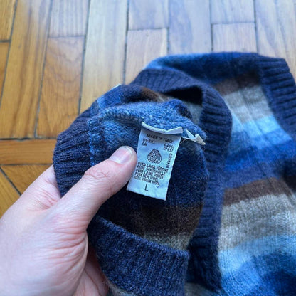 1990s Benetton Knitted Sweater Vest L