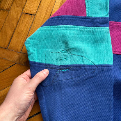 1990s Adidas Originals Q Zip Sweatshirt M