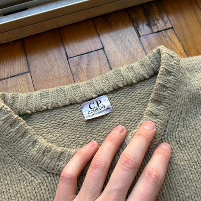 1980s CP Company Knitted Jumper Green L