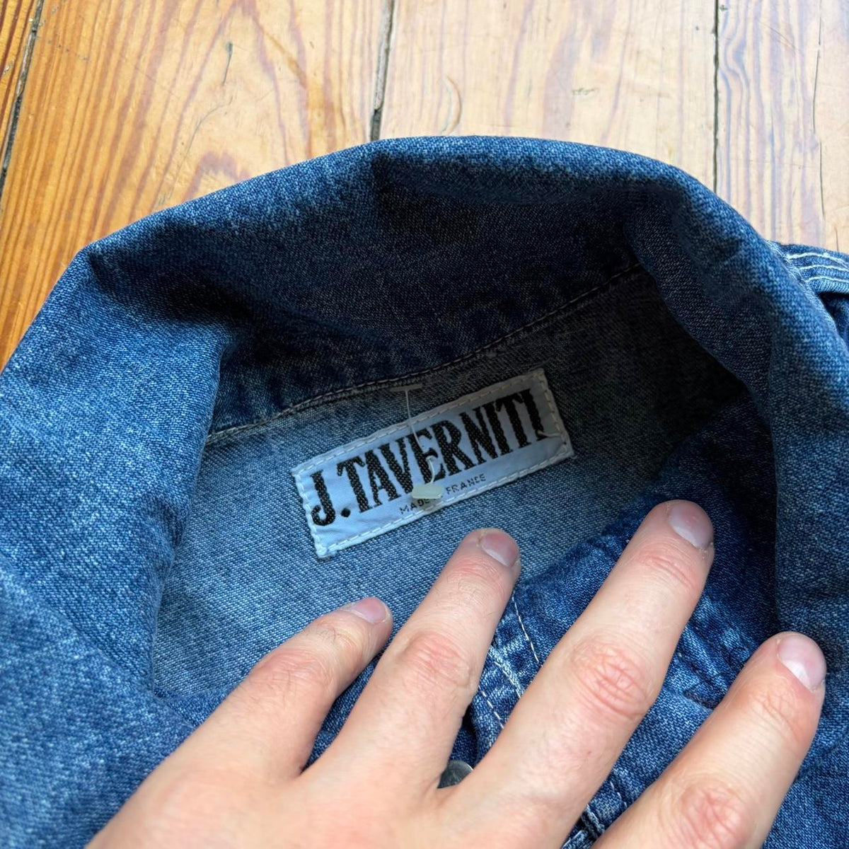 1990s J Taverniti Denim Jacket M