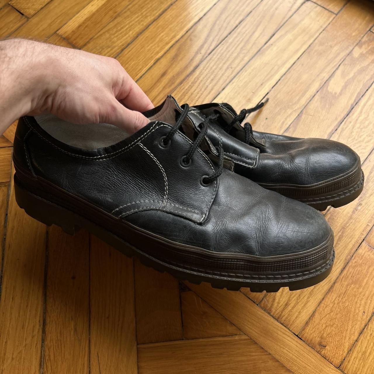 1980s Stone Island Marina Shoes Black UK 10.5