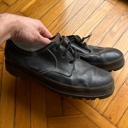 1980s Stone Island Marina Shoes Black UK 10.5