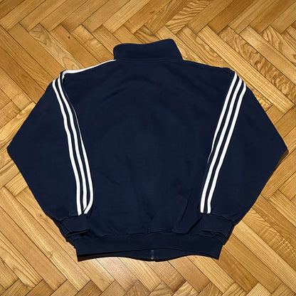 1990s Adidas Full Zip Sweatshirt Navy L