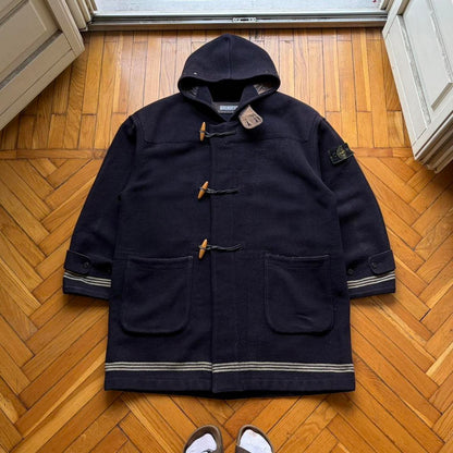 1980s Stone Island Duffle Coat Navy XL