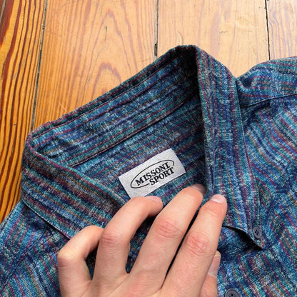 1990s Missoni Sport Pattern Shirt L