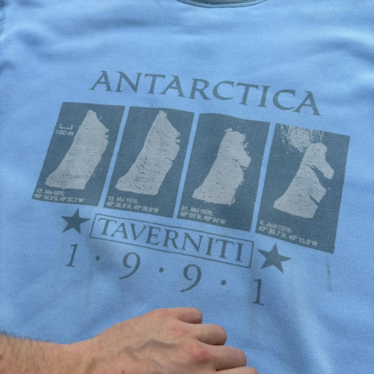 1991 Taverniti Antarctica Sweatshirt Blue M