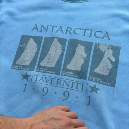 1991 Taverniti Antarctica Sweatshirt Blue M