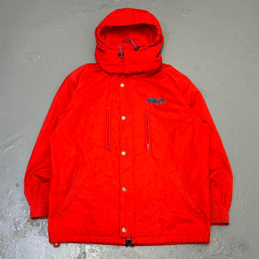 1990s Fila Magic Line Jacket Red XXL