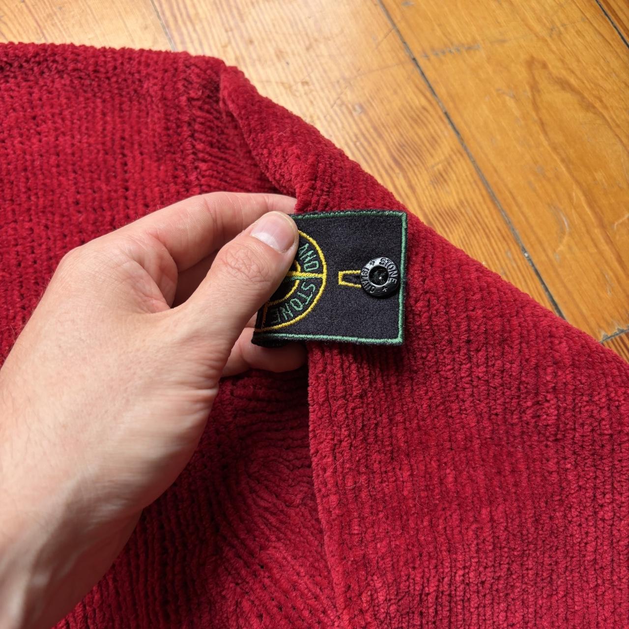 A/W 1997 Stone Island Chenille Knitted Jumper S