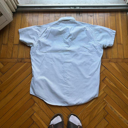 1989 Boneville Navy Arctic Striped Shirt L