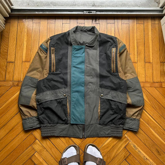 1980s Hugo Boss 2 in 1 Bomber Jacket M