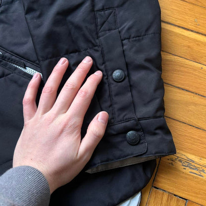 2000s Armani Jeans Padded Jacket Black L