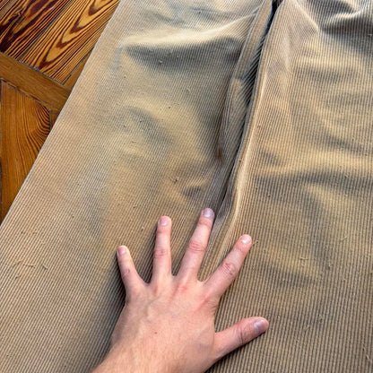 1980s Cerruti 1881 Corduroy Trousers Tan 32W 30L