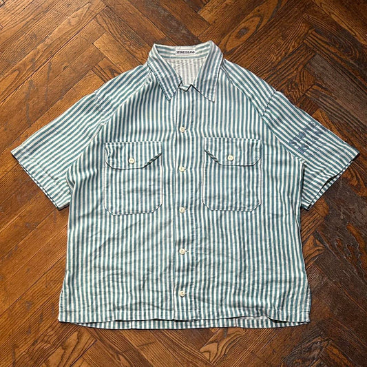 1984 Stone Island Marina Shirt Striped L