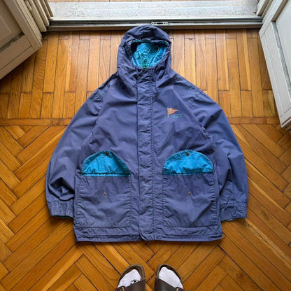1980s Best Company Jacket Blue L