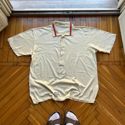 1980s Boneville Polo Shirt Yellow L