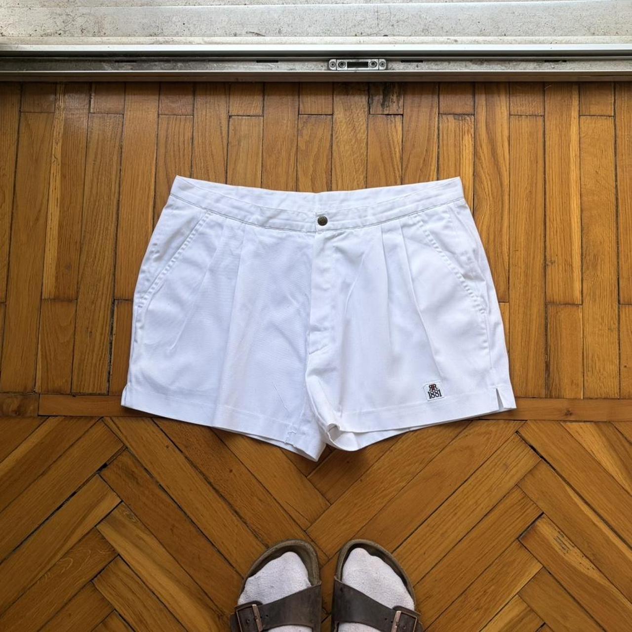 1980s Cerruti 1881 Tennis Shorts White 32W